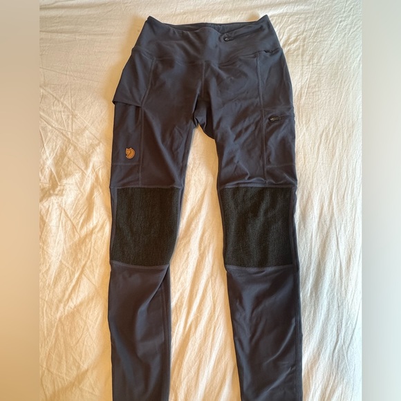 Fjallraven Women's Navy Abisko Trekking Tights - Picture 1 of 10